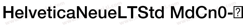 HelveticaNeueLTStd MdCn0字体转换